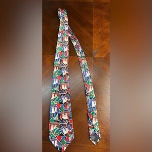 PRESCOT BAY silk Christmas tie